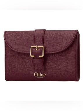 Chloé Burgundy Clutch w/ perfume! BRAND NEW!